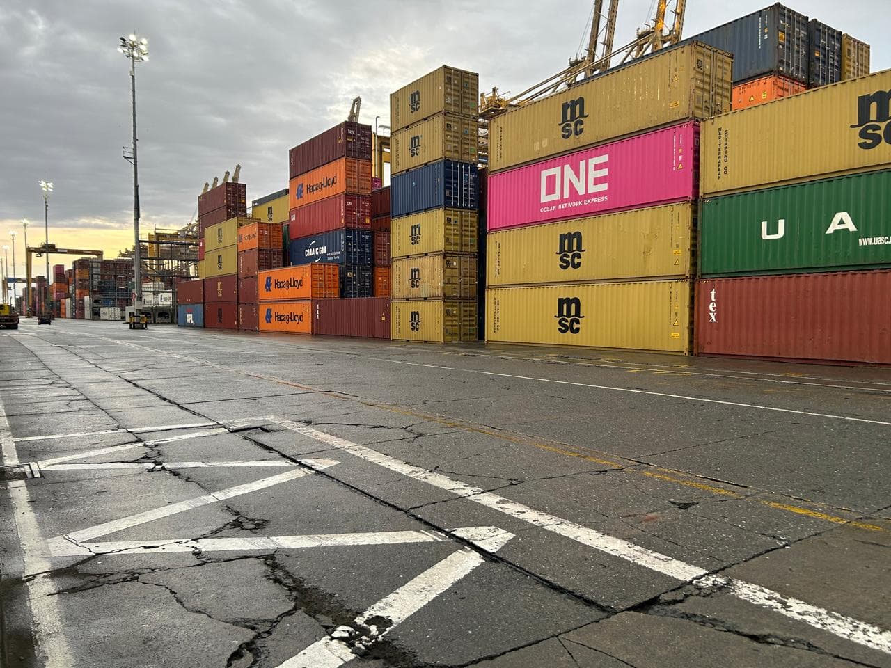 Patio de contenedores